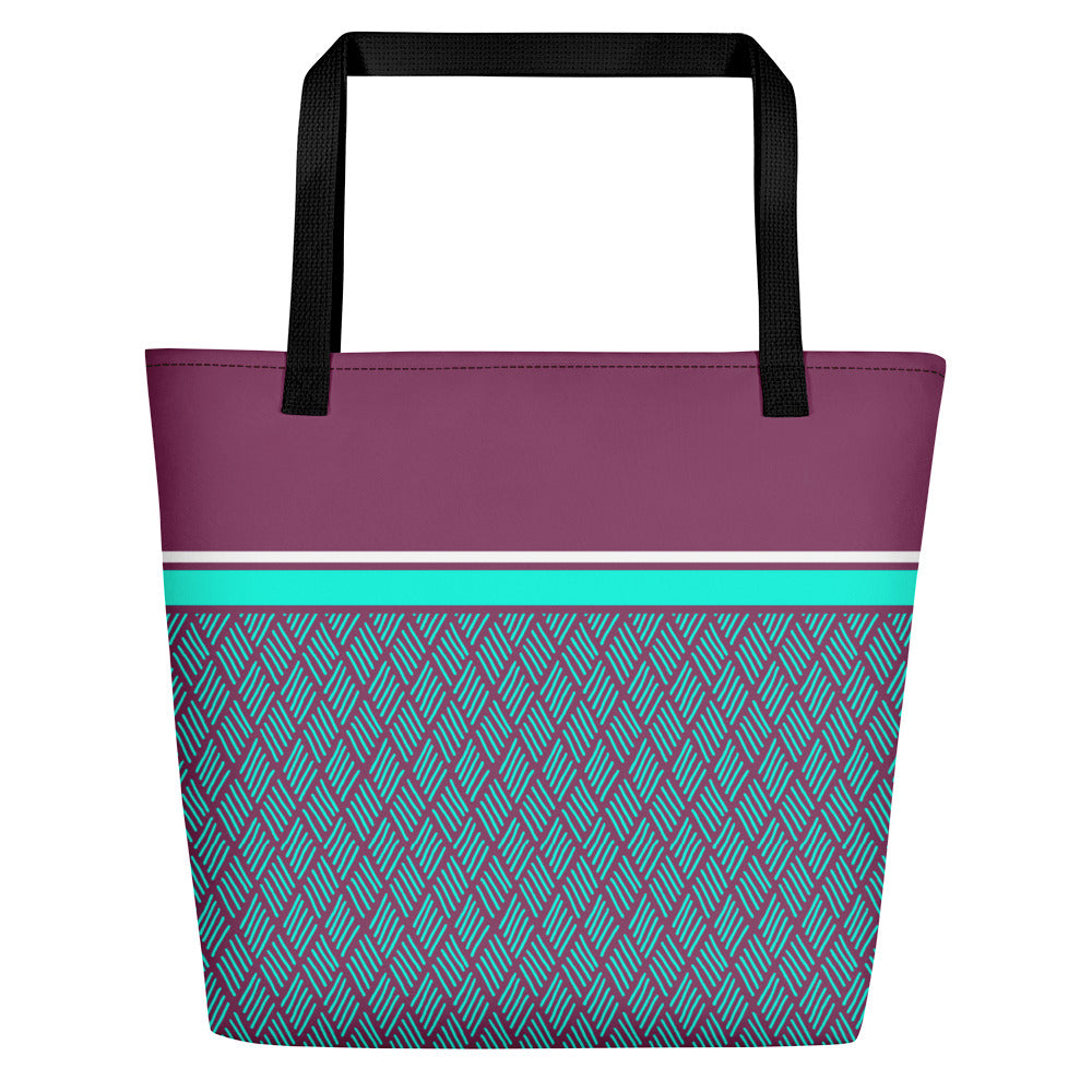 Hunter Coastal Supply - Etched Purple Beach Bag