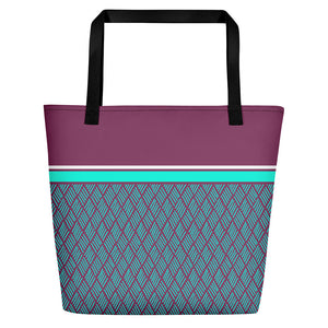 Hunter Coastal Supply - Etched Purple Beach Bag