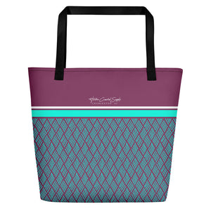 Hunter Coastal Supply - Etched Purple Beach Bag