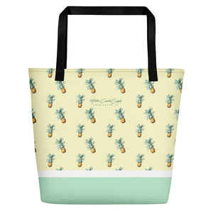 Hunter Coastal Supply - Welcome Pale Yellow Beach Bag