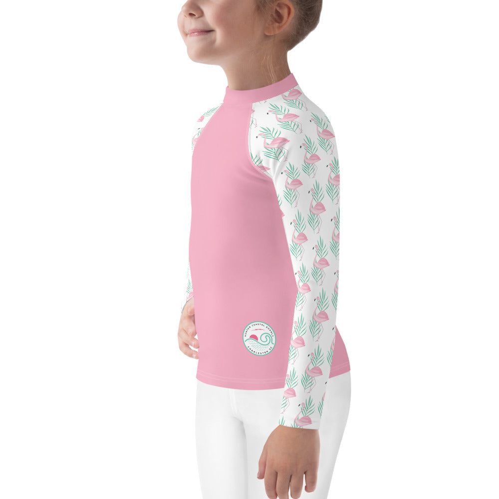 Hunter Coastal Supply - Flamingos Rash Guard (Little Kids)