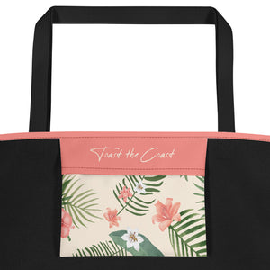 Hunter Coastal Supply - Palms Pink Beach Bag