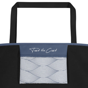 Hunter Coastal Supply - Simple Swell Blue Beach Bag
