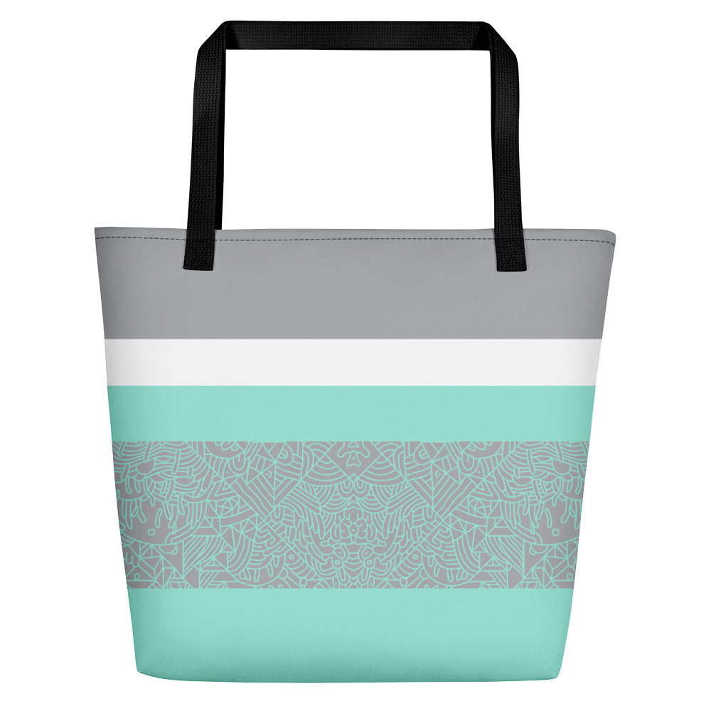 Hunter Coastal Supply - Aztec Aqua Beach Bag