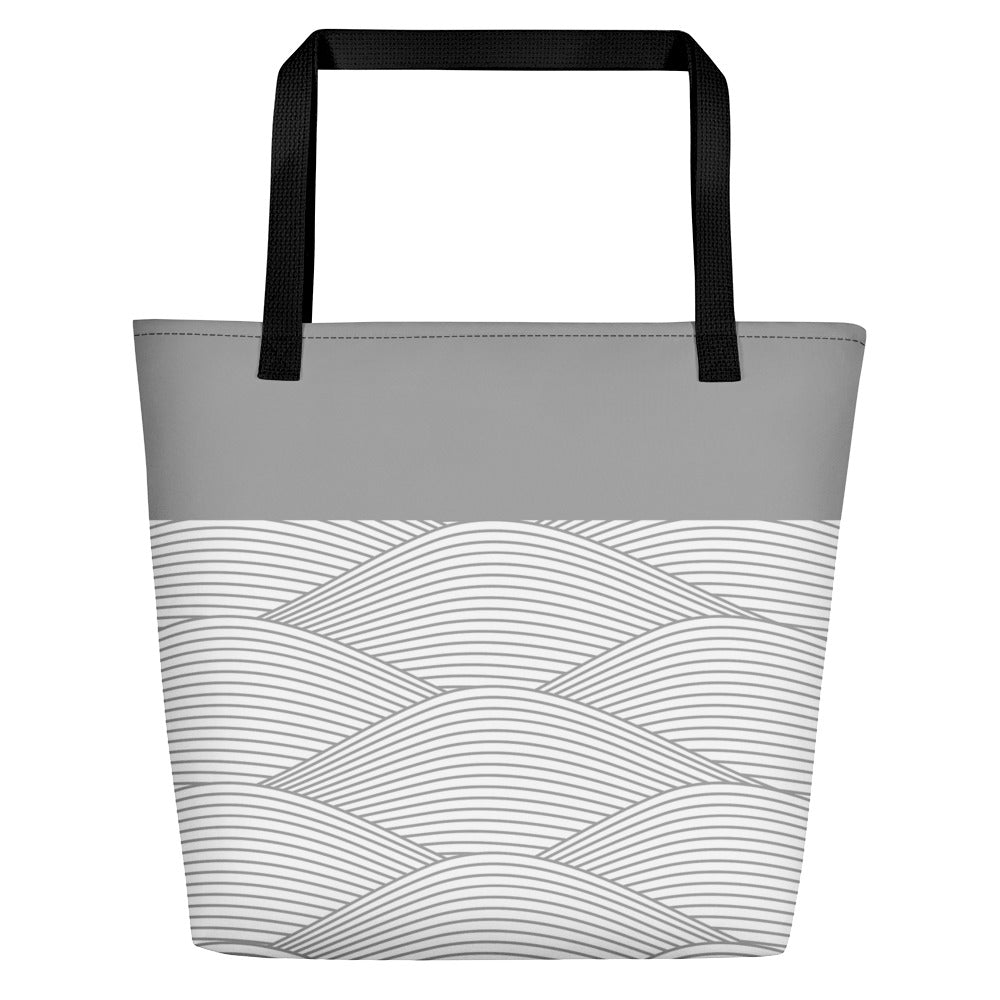 Hunter Coastal Supply - Simple Swell Grey Beach Bag