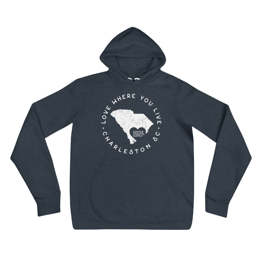 Hunter Coastal Supply - Love Where You Live Hoodie