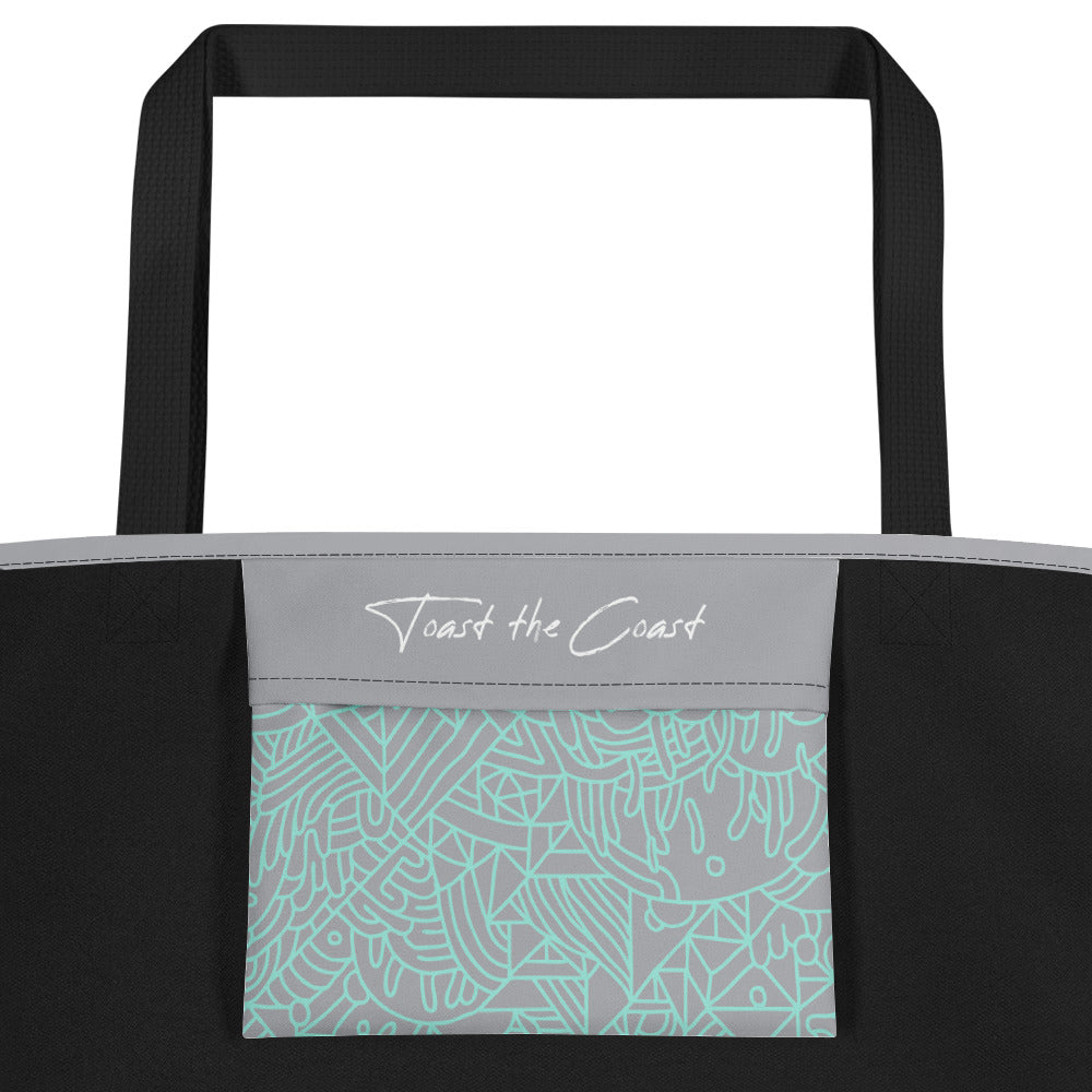 Hunter Coastal Supply - Aztec Aqua Beach Bag