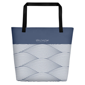 Hunter Coastal Supply - Simple Swell Blue Beach Bag