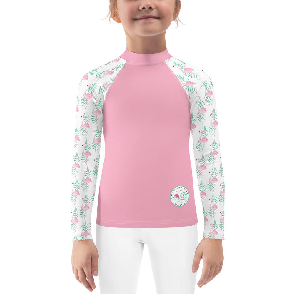 Hunter Coastal Supply - Flamingos Rash Guard (Little Kids)