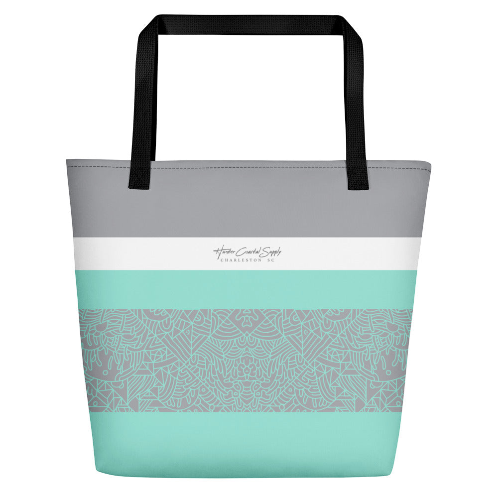 Hunter Coastal Supply - Aztec Aqua Beach Bag