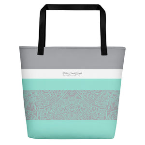 Hunter Coastal Supply - Aztec Aqua Beach Bag