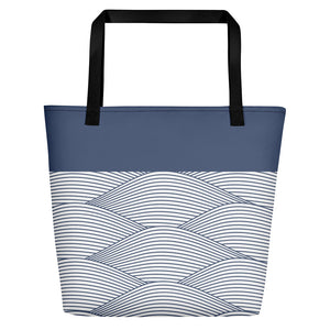 Hunter Coastal Supply - Simple Swell Blue Beach Bag